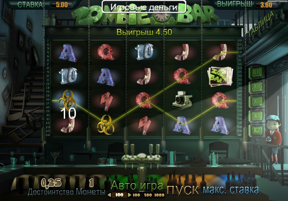 Zombie Bar Video Slot